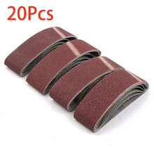 20pcs Sanding Belts 40/60/80/120 Grits Powerfile Belt Sander Abrasive Belt Metal Grinding Aluminium Bands Polisher Oxide Sander 20pcs Sanding Belts 40/60/80/120 Grits Powerfile Belt Sander Abrasive Belt Metal Grinding Aluminium Bands Polisher Oxide Sander