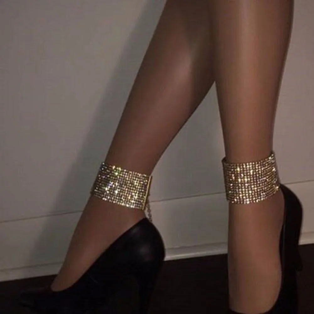 Boho Ethnic Ankle Shiny Rhinestone Anklets for Women Chain Foot Jewelry Anklets Beach Jewelry Tassels Anklets Leg Chain Boho Ethnic Ankle Shiny Rhinestone Anklets for Women Chain Foot Jewelry Anklets Beach Jewelry Tassels Anklets Leg Chain