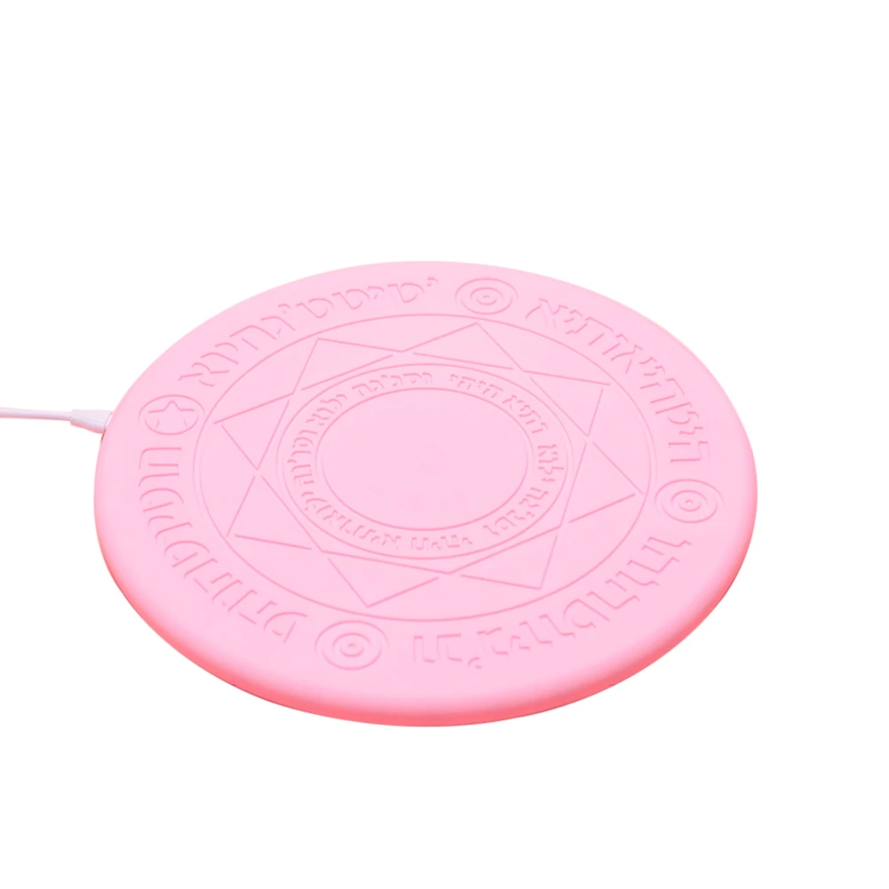 US $29.99 AILEHKUO New Qi Fast Charging Wireless Charger 10W Glowing Magic Array Universal For IPhone Charger Magic Array Wireless Charger