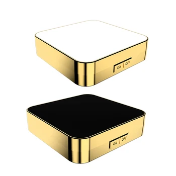 

Portable Travel Double Sided Compact Cosmetic Makeup Magnifying Mirror with Led Light 10X Magnification Square