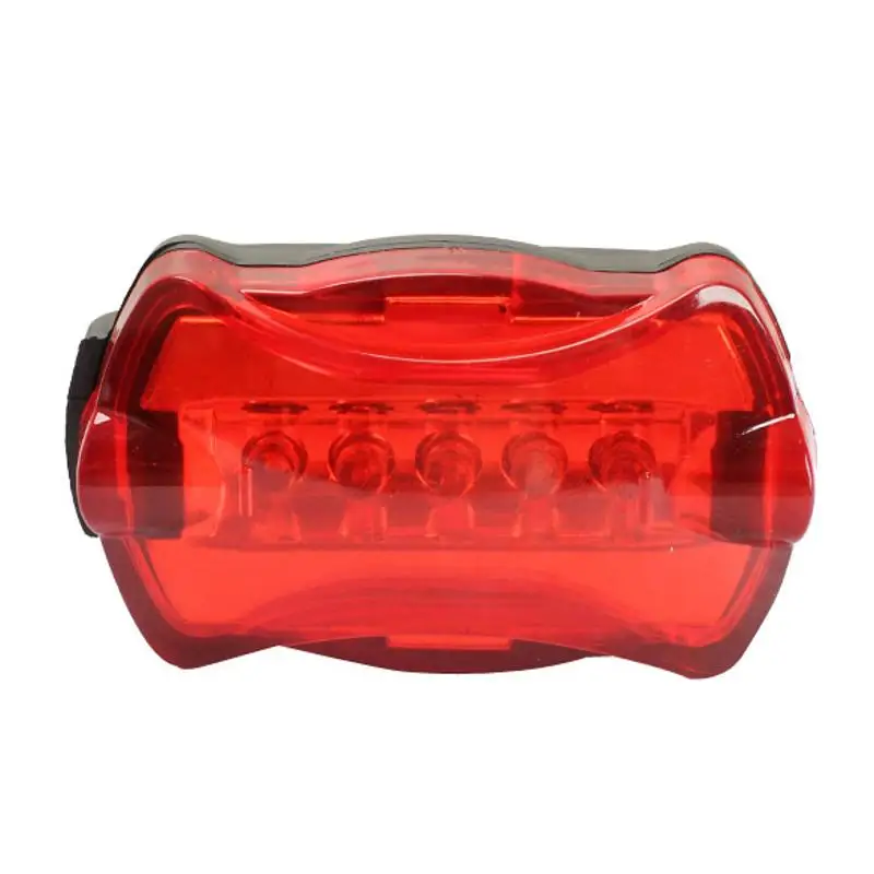 

Waterproof Bike Light High Power 5 LED 3 Mode Cycling Safety Red Rear Tail Lamp Anti-shock Bicycle Light with Bracket Bikes Part