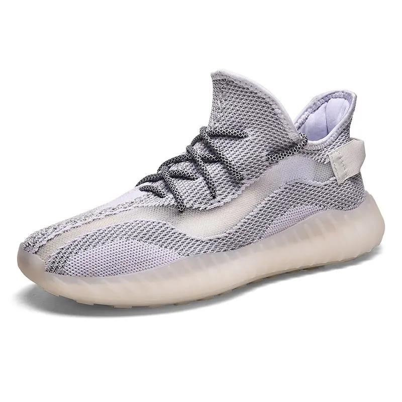 Спортивная обувь для мужчин 350 V2 ботинки zapatillas hombre повседневная обувь женские спортивные Yeezys мужские кроссовки Yeez 350 - Цвет: white grey