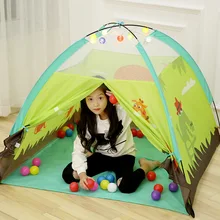 Детская палатка в помещении и на открытом воздухе, детский игровой домик для девочек, игрушечный Игровой Домик принцессы унисекс, большой дом с мячом, бассейн
