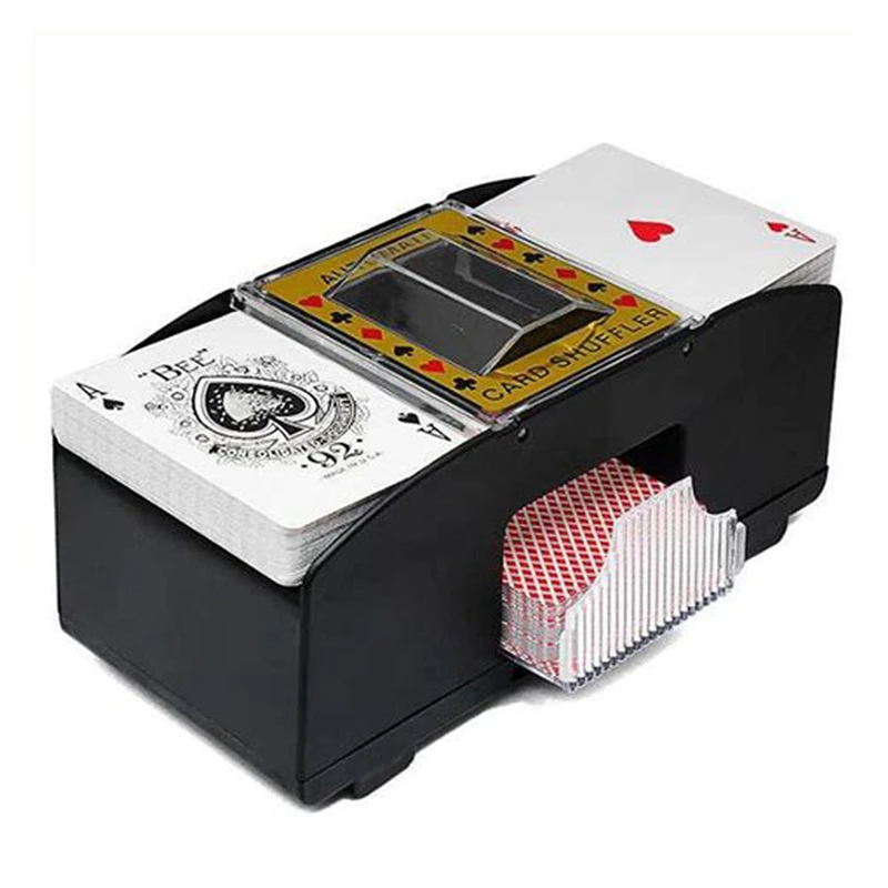 Качество казино робот автоматический покер КАРТЫ Shuffler игры Shuffling машина подарок забавная Семейная Игра Клубная принадлежность