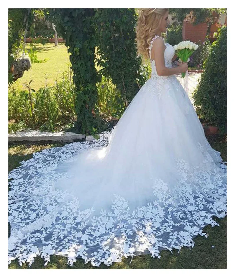 LORIE-Sexy-2019-Robe-de-soiree-Lace-Wedding-Dress-Sweetheart-Ball-Gowns-Bridal-Dress-With-Train