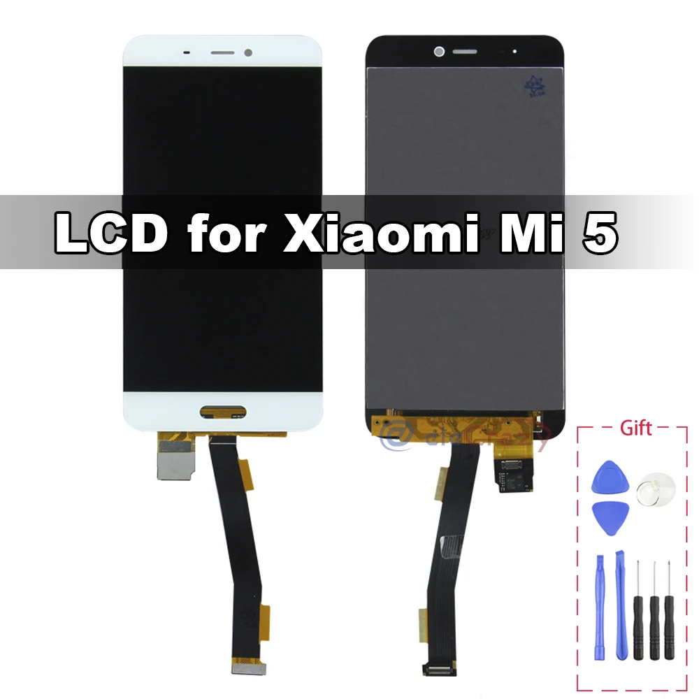 100% протестированный ЖК дисплей для Xiaomi Mi5 Дисплей сенсорный дигитайзер в сборе с