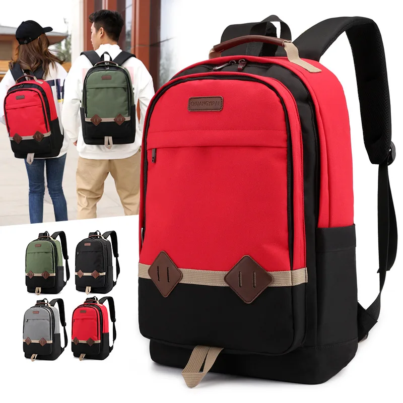 

Fashion Casual Backpack New Style Men And Women Couples Backpack Women's Outdoor Travel Backpack Men's Large Capacity Computer B