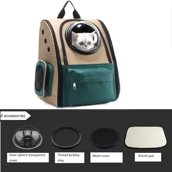

Pet Carrier Backpack for Small Cats and Dogs with Space Capsule C90E
