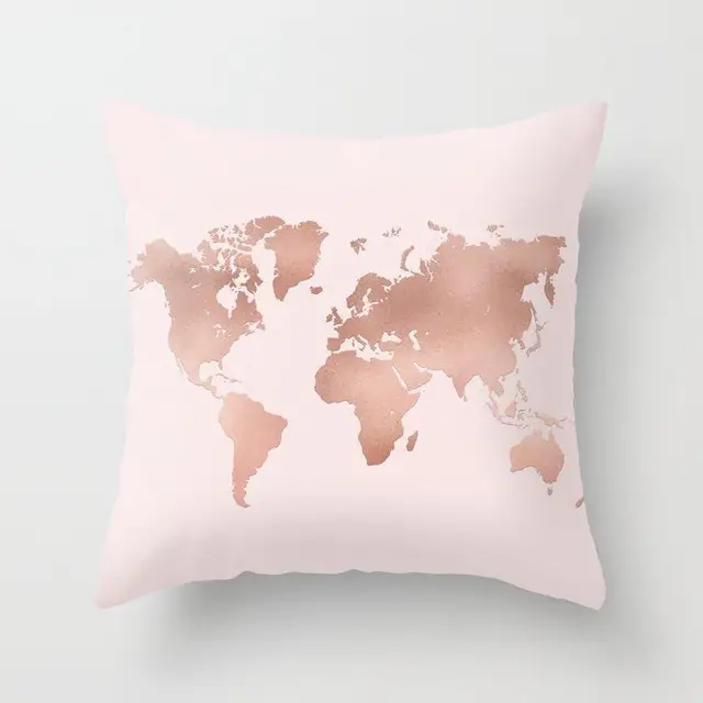 Nordic Pink Girl Heart Creative Net Red Pillow Case Birthday Gift Female Custom Decoration Ins Cushion Cover Purple Home Decor 4