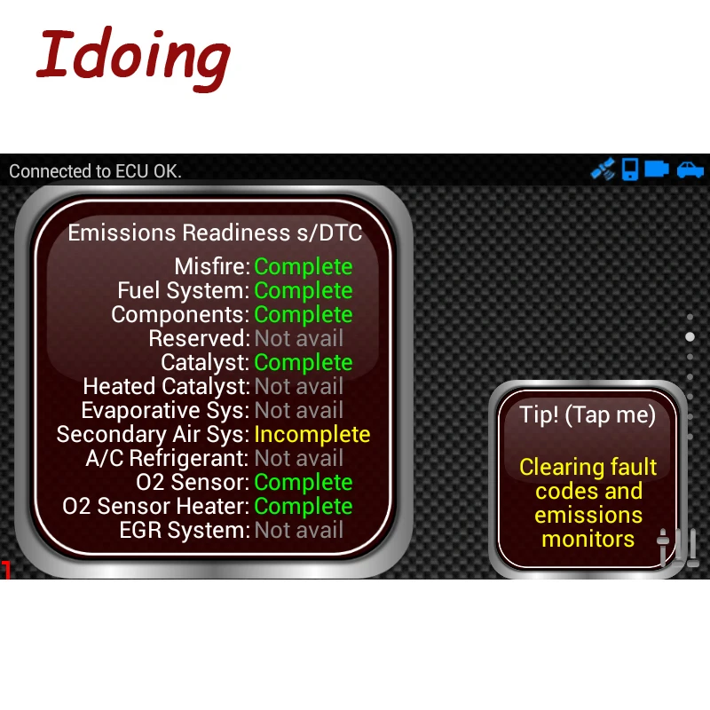 Диагностический инструмент IDoing ELM 327 V1.5 Bluetooth OBD2 OBD II ELM327 сканер интерфейса