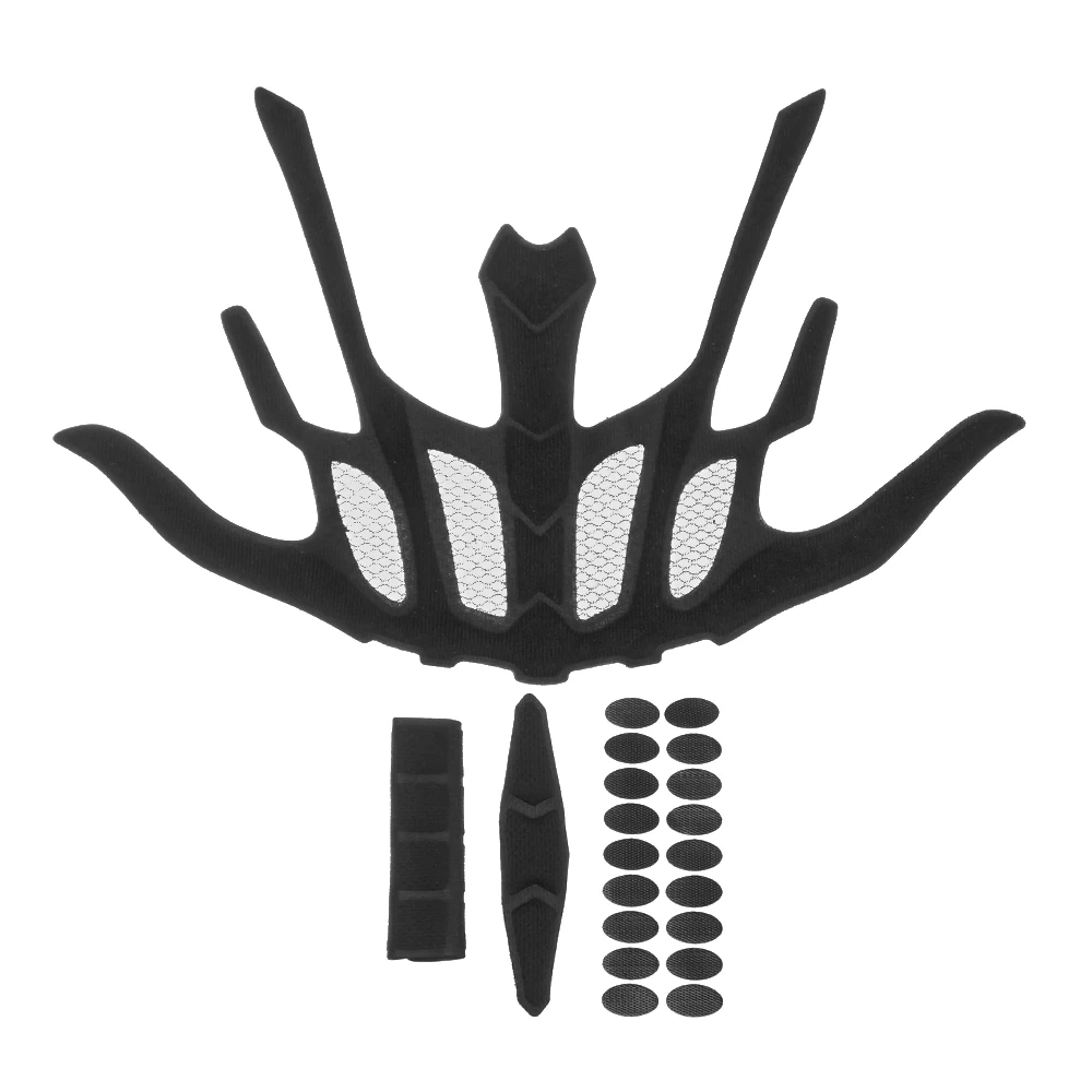 SJUNJIE 3 Set Imbottitura per Caschi da Bicicletta,Casco Universale Pads,Kit Imbottitura in Schiuma per Casco Ricambio,Bicicletta e Moto Casco Universale Imbottitura per Casco in Schiuma