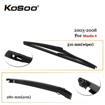 

KOSOO Auto Rear Car Wiper Blade For Mazda 6,310mm 2003-2008 Rear Window Windshield Wiper Blades Arm,Car Accessories Styling