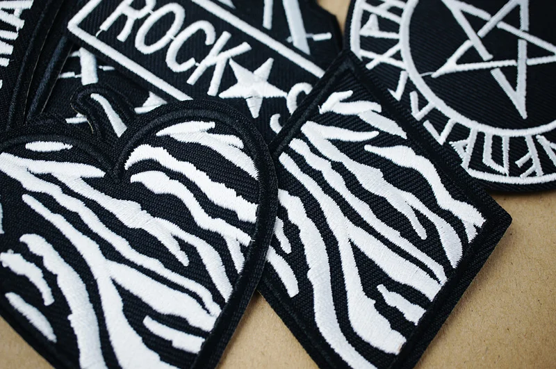 BAND Patches Cloth Mend Decorate Clothes Apparel Sewing Decoration Applique Badges Patch ROCK STAR