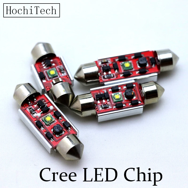2 шт. C5W светодиодный Canbus лампы 31 мм 36 39 41 светильник Festoon с чипами Cree Авто купольная