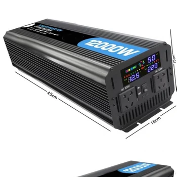 

Pure Sine Wave 12v to 220v inverter12000w Dc Ac Car Power Inverter