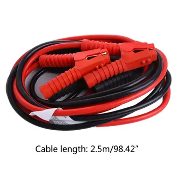 

2.5m 1800A Professional Jump Leads Insulated Heavy Duty Booster Cables Car Tools U1JF