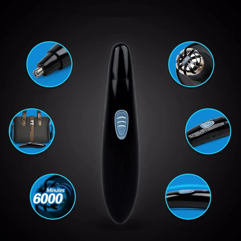  Lightweight And Portable Hair Nose Ear Trimmer Cutting Machine Electric Razor Mute Hair Clipper Rem