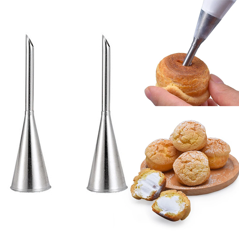 Puff Cream Icing Piping Nozzle Tip Injector Cake Pastry Decor Home Kitchen Tools 