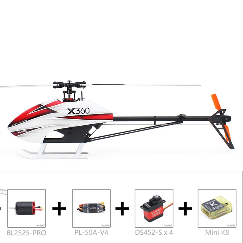 US $137.02 Alzrc Devil X360 Fbl Remote Control 3d Fancy Helicopter Getting Started 360mm Main Rotor Rc Racing Drone Quadcopter
