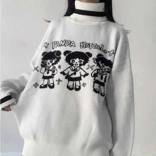 Korean Harajuku Anda Playgirl Jumper 6