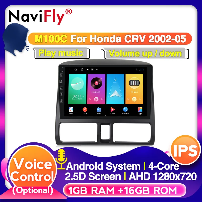 4G LTE IPS DSP Android 10 Car GPS multimedia player for Honda CRV 2002 2003 2004 2005 2006 2 din carplay BT WIFI FM Auto radio | Автомобили