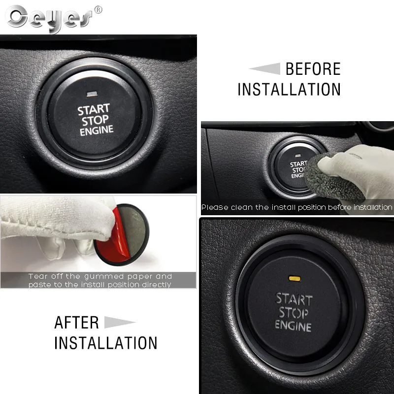 Стикер для стайлинга автомобиля Ceyes Mazda 3 Axela 2020 чехол с кольцом запуска зажигания