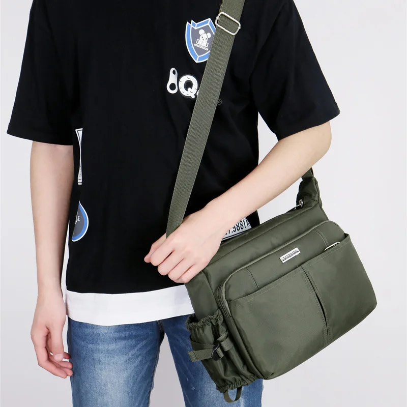 

2019 Summer New Style Business Waterproof Nylon Fashion Collection Multi-functional Men Single-shoulder Bag