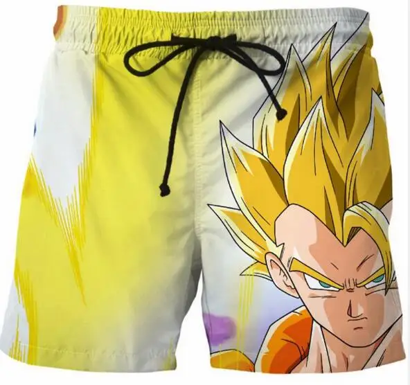 5 Dragon Ball, маленький Гоку, пляжные спортивные шорты для бега, шорты, штаны, мужские плавки - Цвет: 5