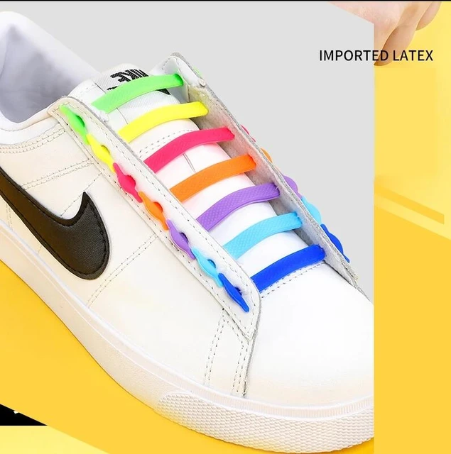 El nuevo cordones elasticos zapatillas Cordones de silicona Cordones de  zapatos elásticos Cordón sin atar para hombres y mujeres - AliExpress