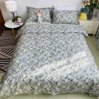 

PAPA&MIMA Pastoral cotton bedding sets king queen size duvet cover Bedlinen