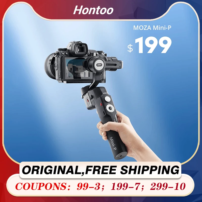 Moza Mini P Stabilizer 3-Axis Handheld Gimbal for Mirrorless Action Camera Smartphone MINI-P vs Feiyutech G6 Max Plus Zhiyun M2 |