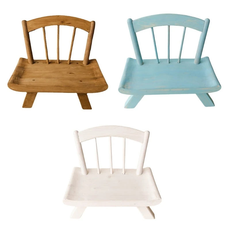 

Newborn Photography Props Wooden Chair Multifunctional Furniture for Infant Photo Shooting Fotografia Posing Accessories