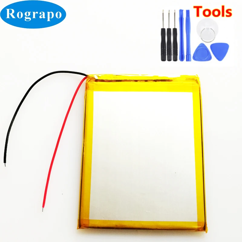 New 3.7V 3500mAh Battery For Digma Plane 7700T 4G / 7012M 3G CITI 7586 Tablet PC Accumulator 2-Wire + Free Tools | Электроника