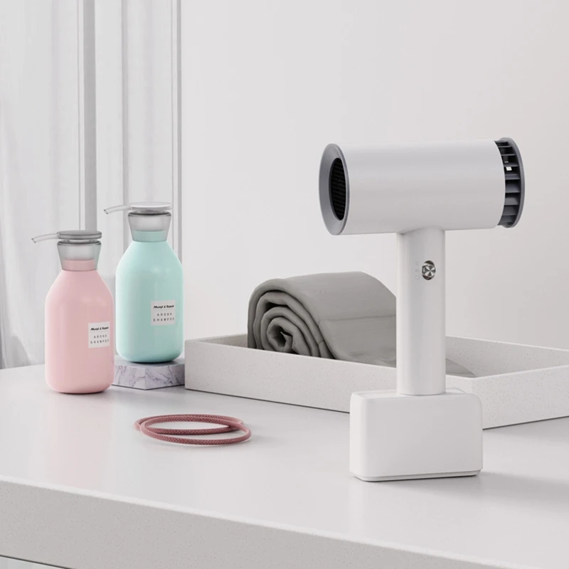 Hair Dryer Cordless Rechargeable Hot and Cold Wind Hair Dryer Travel Wireless Blow Dryer for Art Painting Home Outdoor Camping Pet