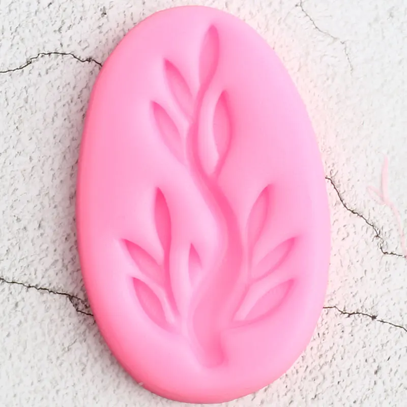 Дерево ветви границы Силиконовые формы ручной работы Листья помадка для кекса украшения торта инструменты Конфеты Форма для шоколада формы для мастики
