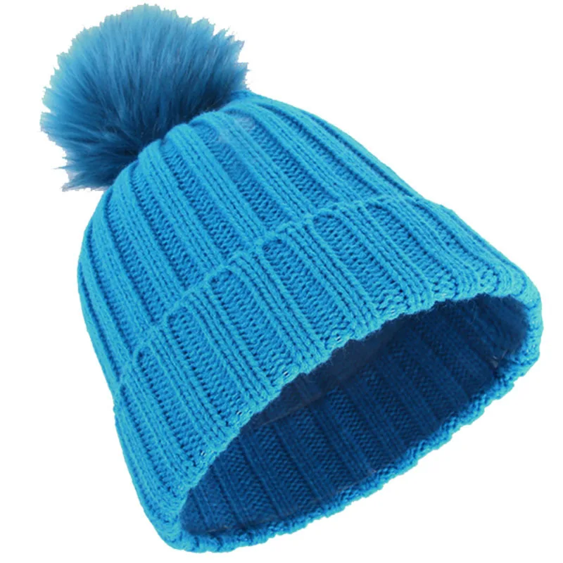 Детская зимняя шапка, шапка из меха лисы, детская шапка, лыжная шапка для детей, зимняя шапка