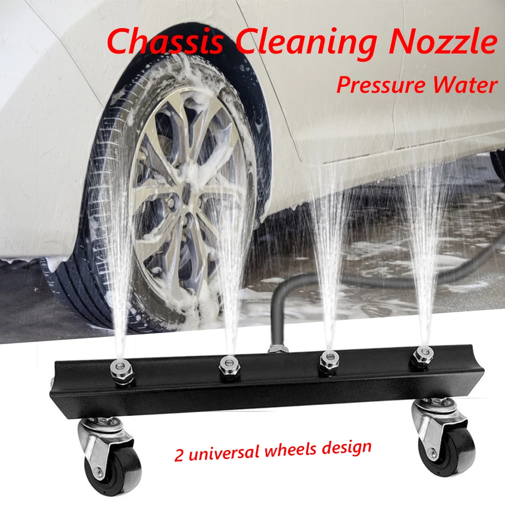 13 inch Pressure Washer Undercarriage Cleaner 1/4 Quick Disconnect Under Body Car Wash Water