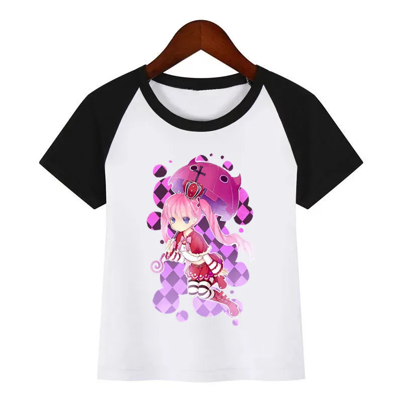 Аниме one piece Luffy/футболки с принтом для девочек и мальчиков дышащая Повседневная футболка с круглым вырезом Детская летняя футболка «С Днем Рождения»