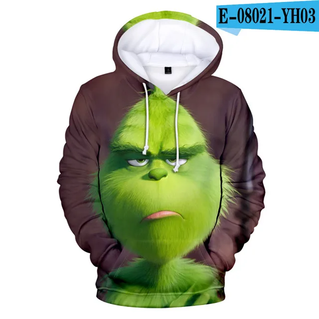 3dwy-78 Лидер продаж, толстовки с 3D принтом из фильма The Grinch для мужчин/женщин, толстовки унисекс, спортивный костюм, модные пуловеры, уличная толстовка - Цвет: 3dwy-78