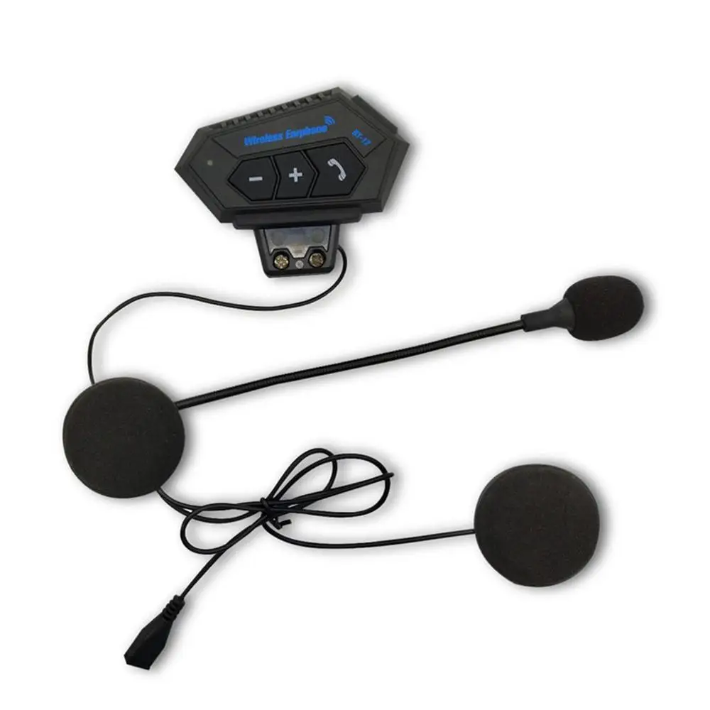 Helmet Headphone Motorcycle Earphone Motor Bike V4 2 Intercom Noise Reduction Headset Microphone Mic