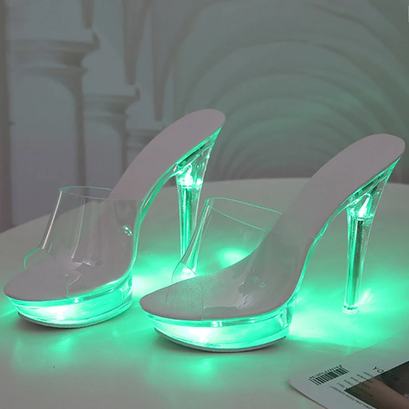light up high heels