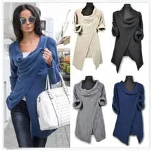 Хит, женские модные топы, креативные вязанные повседневные пальто, зимние теплые хлопковые топы, женские подарки