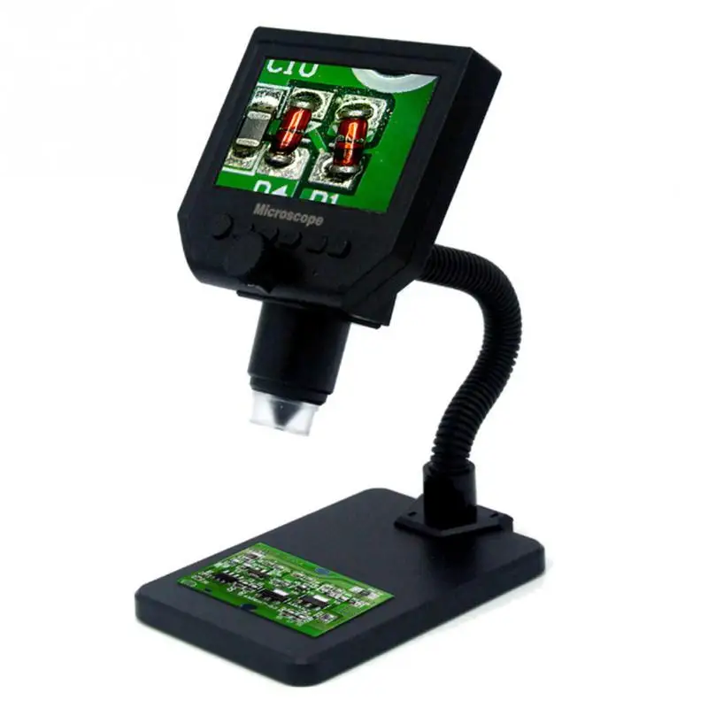 

600X Magnification 3.6MP HD Microscope Digital Electronic Portable Led USB Tools Accuracy Industry LCD Screen Rechargeable