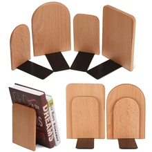 1 шт. противоскользящие книжные концы натуральная книга из дерева подставка-держатель в виде ракушки для школьников, студентов, офисный стол, органайзер, поставка