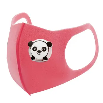 

Children's sponge mask anti dust mask Mouth Mask washable with breathing valve practical child Masks