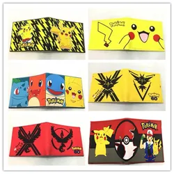 Étui à crayons Pokémon Pikachu, porte monnaie pour étudiant, hommes et femmes, étui à cartes, cadeaux pour enfants 