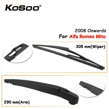 

KOSOO Auto Rear Window Windshield Wiper Blades Arm Car Wiper Blade For Alfa Romeo Mito,305mm 2008-,Car Accessories Styling