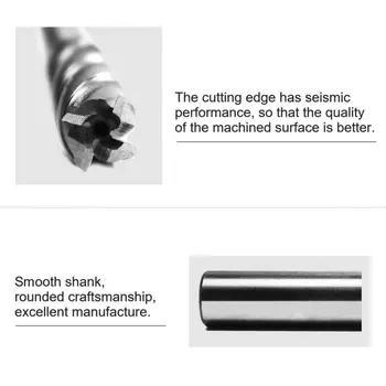 

New HSS Carbide CNC Straight Shank 4 Flute End Mill Cutter Drill Bit Tool 1/2\\\\\\'\\\\\\'