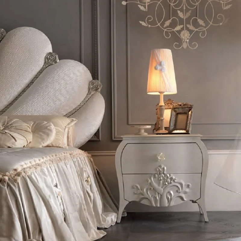 Easylive мебель для спальни импорт Удобная бархатная Цветочная голова кровать King size