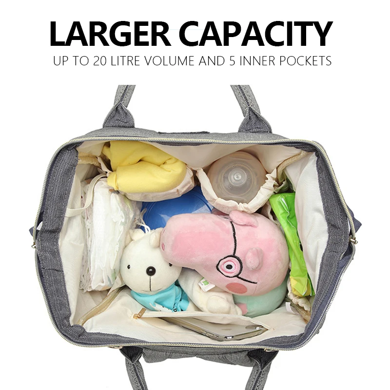 Baby diaper bag mommy stroller bags USB large capacity waterproof nappy bag kits mummy maternity travel backpack nursing handbag